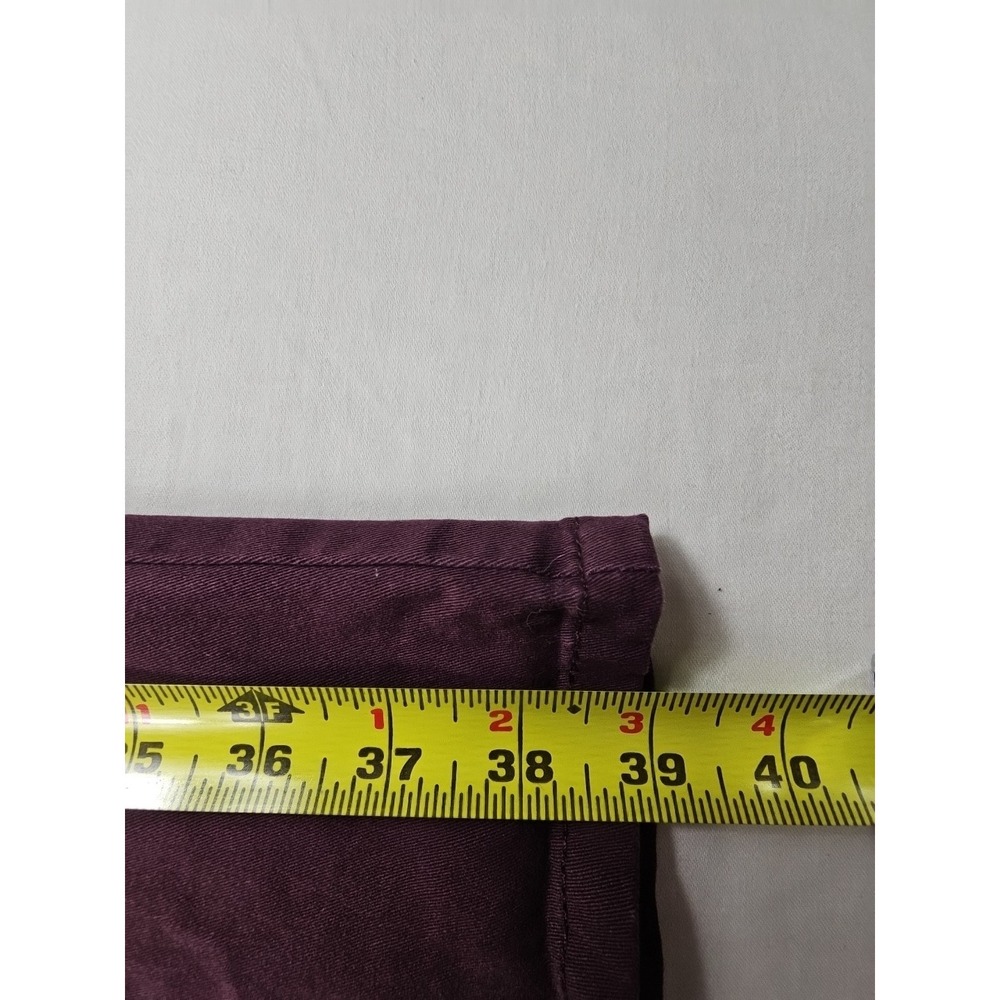 Gloria Vanderbilt Amanda 2.0 Slim Leg Women's‎ size 18 Red Burgundy Denim Jeans - Picture 10 of 13